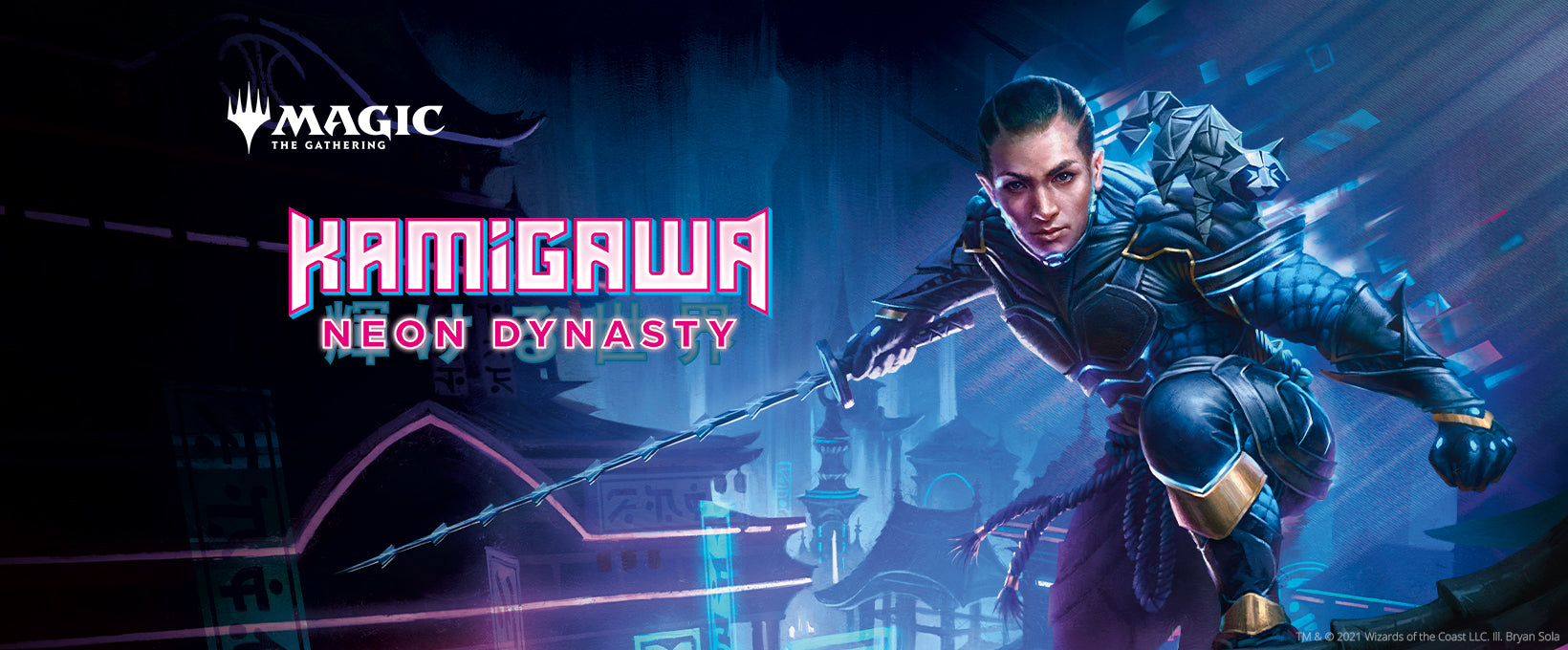 Commander: Kamigawa: Neon Dynasty (Magic the Gathering) — official Wizards banner