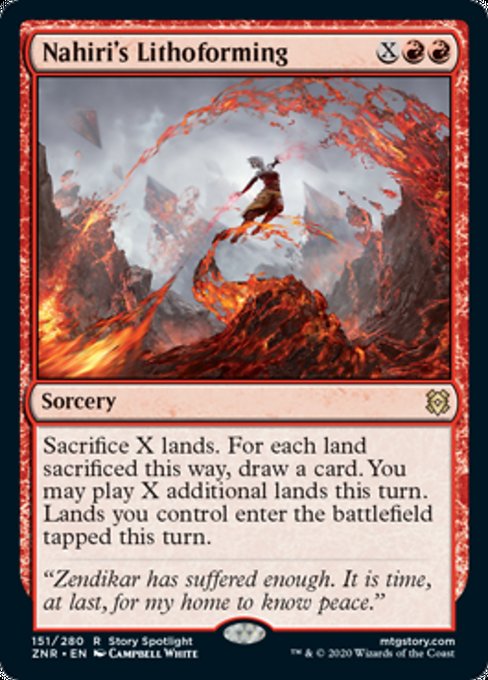Nahiri's Lithoforming (Zendikar Rising) Near Mint