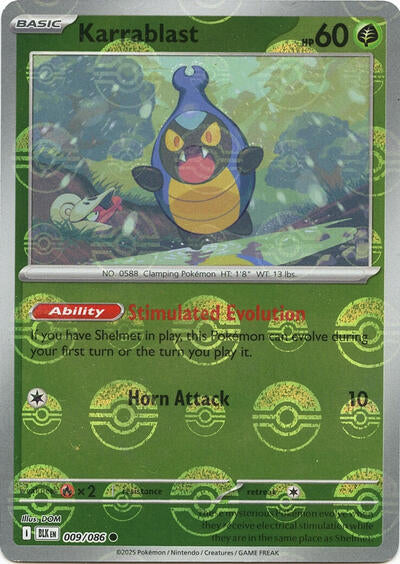 Karrablast (Poke Ball Pattern) (SV: Black Bolt) Near Mint Holofoil