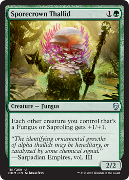Sporecrown Thallid (Dominaria) Light Play
