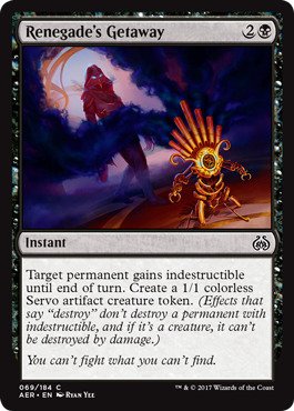 Renegade's Getaway (Aether Revolt) Light Play Foil