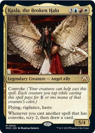 Kasla, the Broken Halo (Commander: March of the Machine) Near Mint Foil