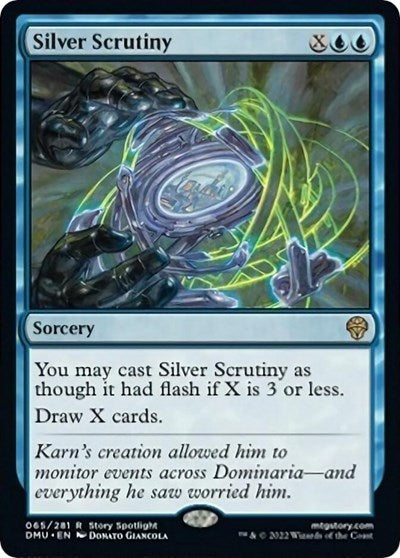 Silver Scrutiny (Dominaria United) Light Play