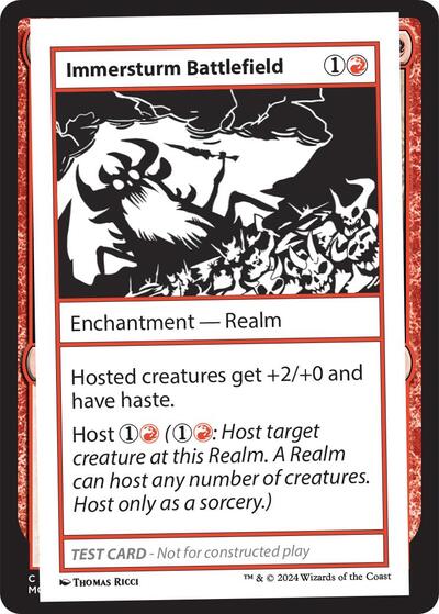 Immersturm Battlefield (Mystery Booster 2 Playtest Cards) Near Mint