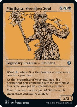 Minthara, Merciless Soul (Showcase) (Commander Legends: Battle for Baldur's Gate) Light Play Foil
