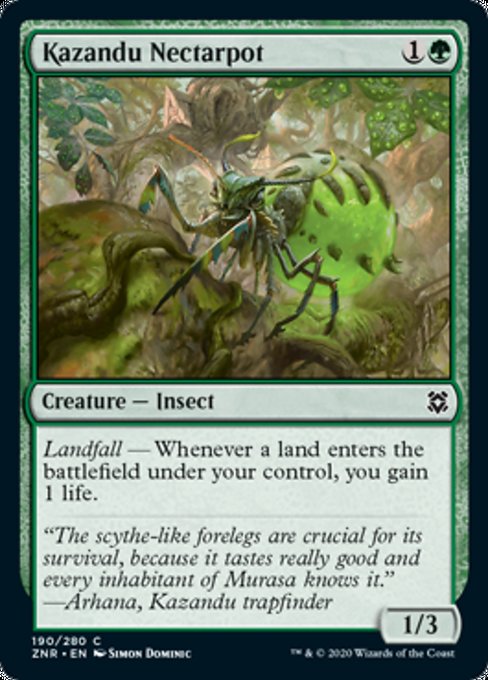 Kazandu Nectarpot (Zendikar Rising) Light Play Foil