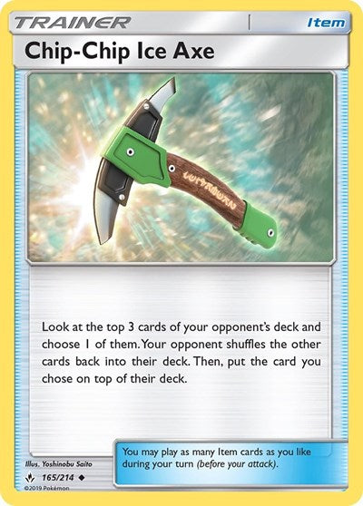 Chip-Chip Ice Axe (SM - Unbroken Bonds) Near Mint Reverse Holofoil