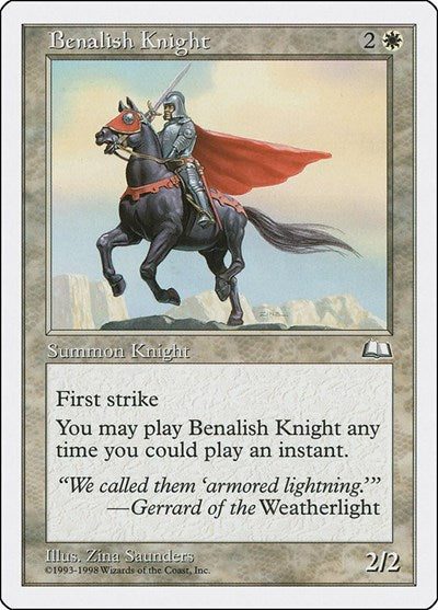 Benalish Knight (Anthologies) Light Play