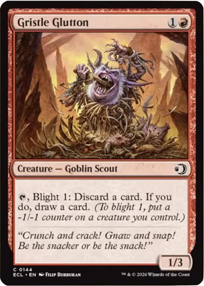 Gristle Glutton (Lorwyn Eclipsed) Near Mint
