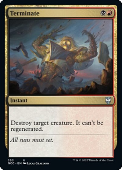Terminate (Commander: Streets of New Capenna) Light Play