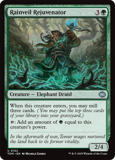 Rainveil Rejuvenator (Tarkir: Dragonstorm) Near Mint Foil