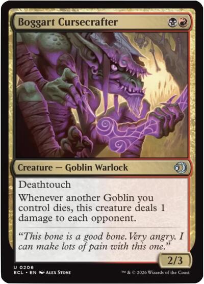 Boggart Cursecrafter (Lorwyn Eclipsed) Near Mint Foil