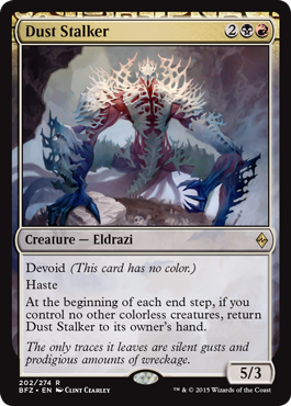 Dust Stalker (Battle for Zendikar) Light Play