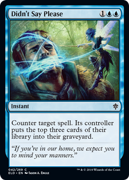 Didn't Say Please (Throne of Eldraine) Light Play