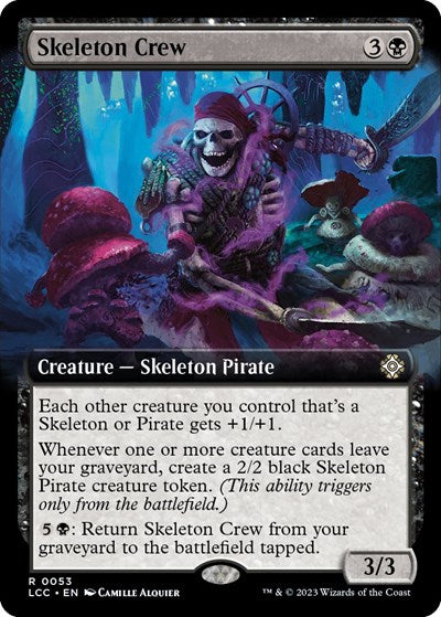 Skeleton Crew (Extended Art) (Commander: The Lost Caverns of Ixalan) Near Mint