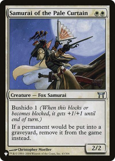 Samurai of the Pale Curtain (The List) Near Mint
