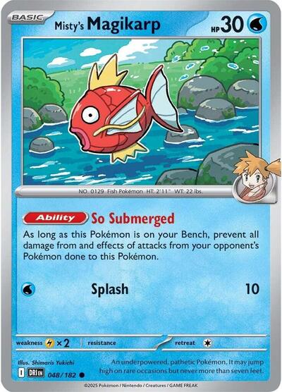 Misty's Magikarp (SV10: Destined Rivals) Near Mint Reverse Holofoil