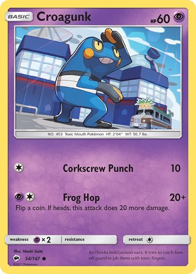 Croagunk (SM - Burning Shadows) Near Mint