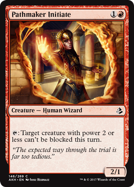 Pathmaker Initiate (Amonkhet) Light Play Foil