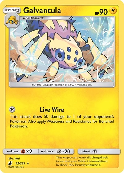 Galvantula (SM - Unified Minds) Near Mint Reverse Holofoil