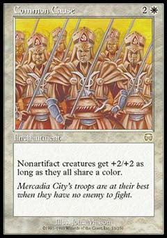 Common Cause (Mercadian Masques) Light Play