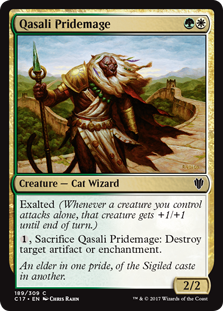 Qasali Pridemage (Commander 2017) Light Play