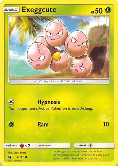 Exeggcute (SM - Crimson Invasion) Near Mint