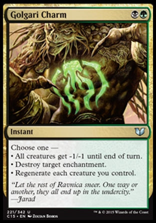 Golgari Charm (Commander 2015) Light Play