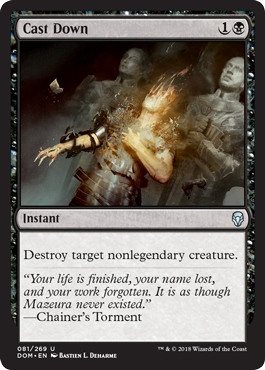 Cast Down (Dominaria) Light Play
