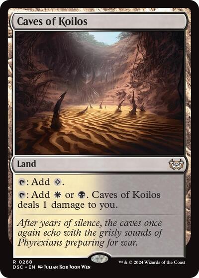 Caves of Koilos (Commander: Duskmourn: House of Horror) Near Mint