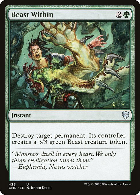 Beast Within (Commander Legends) Light Play