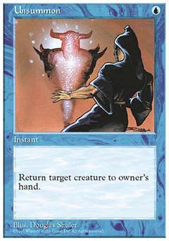 Unsummon (5th Edition) Light Play