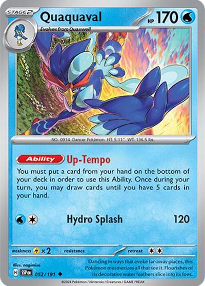 Quaquaval (SV08: Surging Sparks) Near Mint