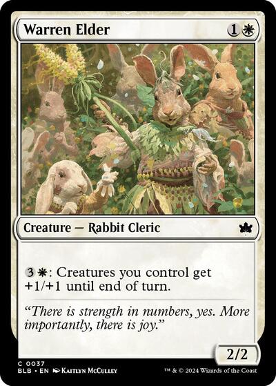 Warren Elder (Bloomburrow) Near Mint Foil