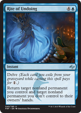 Rite of Undoing (Fate Reforged) Light Play Foil
