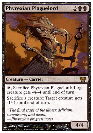 Phyrexian Plaguelord (8th Edition) Light Play