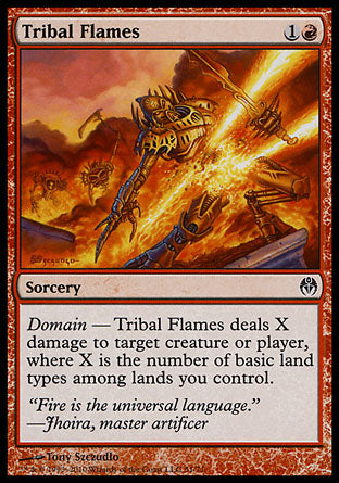 Tribal Flames (Duel Decks: Phyrexia vs The Coalition) Light Play