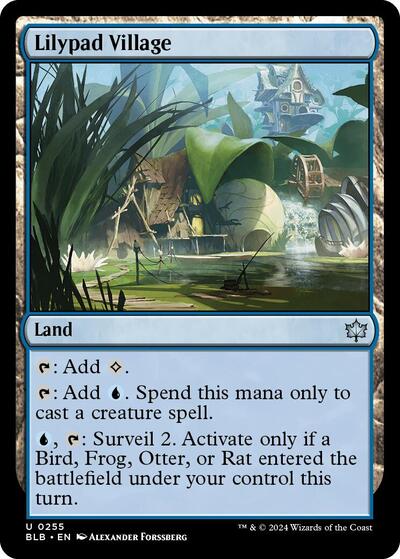 Lilypad Village (Bloomburrow) Near Mint Foil