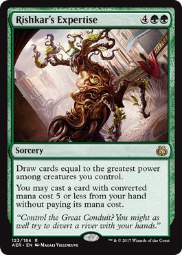 Rishkar's Expertise (Aether Revolt) Light Play
