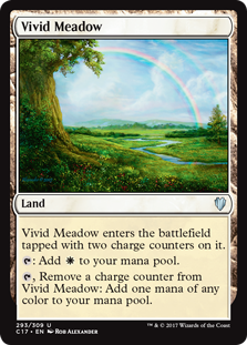 Vivid Meadow (Commander 2017) Light Play