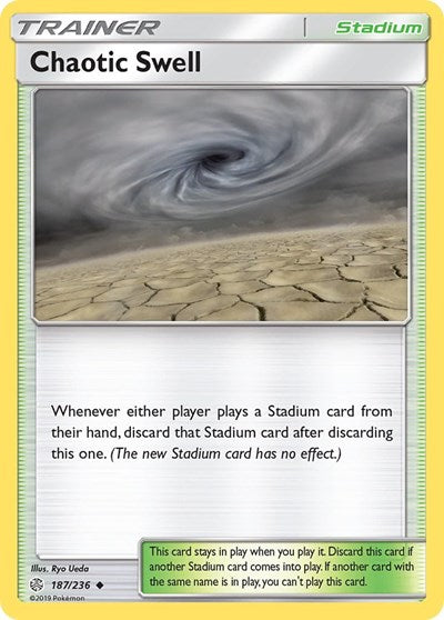 Chaotic Swell (SM - Cosmic Eclipse) Near Mint Reverse Holofoil