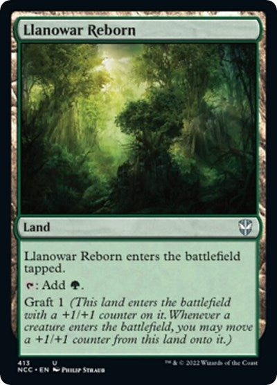 Llanowar Reborn (Commander: Streets of New Capenna) Light Play