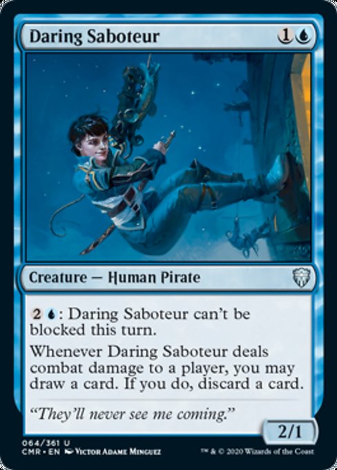 Daring Saboteur (Commander Legends) Light Play Foil