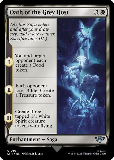 Oath of the Grey Host (Universes Beyond: The Lord of the Rings: Tales of Middle-earth) Near Mint Foil