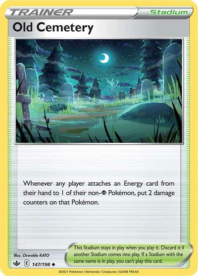 Old Cemetery (SWSH06: Chilling Reign) Near Mint