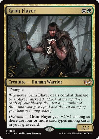 Grim Flayer (Commander: Duskmourn: House of Horror) Light Play