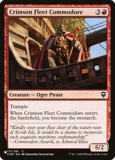Crimson Fleet Commodore (The List) Near Mint