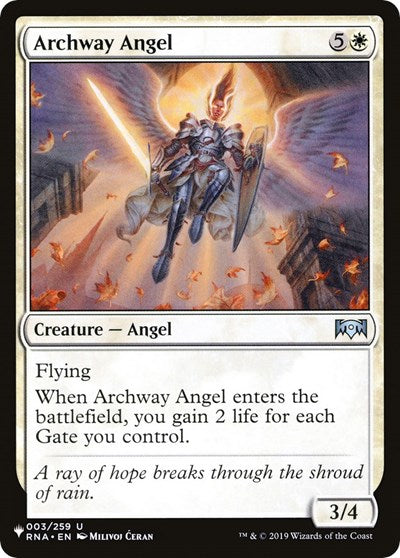 Archway Angel (The List) Light Play