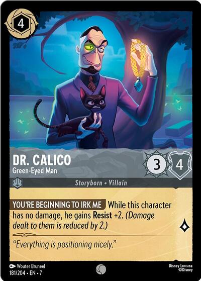 Dr. Calico - Green-Eyed Man (Archazia's Island) Near Mint