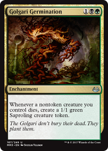 Golgari Germination (Modern Masters 2017) Light Play Foil